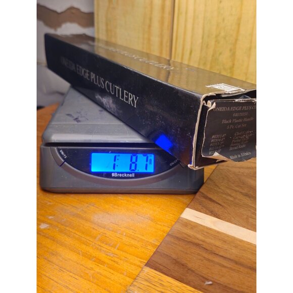 Oneida Edge Plus 5-Piece Knife Set With Black Handles & Stainless Steel Blades I - Picture 10 of 10